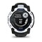 Фото - Смарт-годинник Garmin Instinct 3 50mm Solar Whitestone with Black/Bolt Blue Silicone (010-02935-43) | click.ua