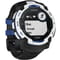 Фото - Смарт-часы Garmin Instinct 3 50mm Solar Whitestone with Black/Bolt Blue Silicone (010-02935-43) | click.ua