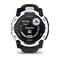 Фото - Смарт-часы Garmin Instinct 3 50mm Solar Whitestone with Black/Bolt Blue Silicone (010-02935-43) | click.ua