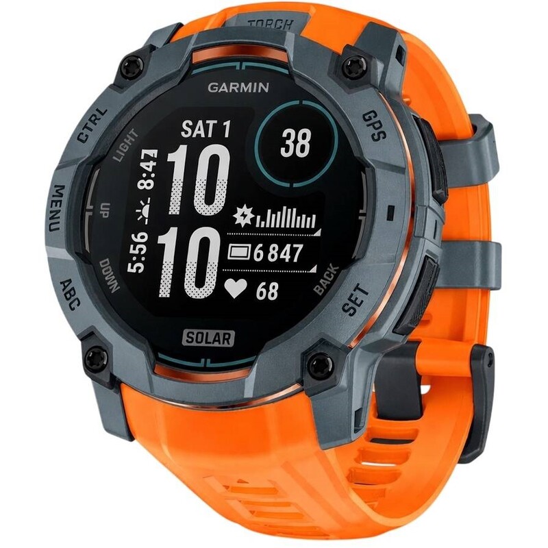 Смарт-годинник Garmin Instinct 3 50mm Solar Solstice with Solstice Silicone (010-02935-41)