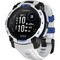 Фото - Смарт-годинник Garmin Instinct 3 45mm Solar Whitestone with Whitestone/Bolt Blue Silicone (010-02934-43) | click.ua