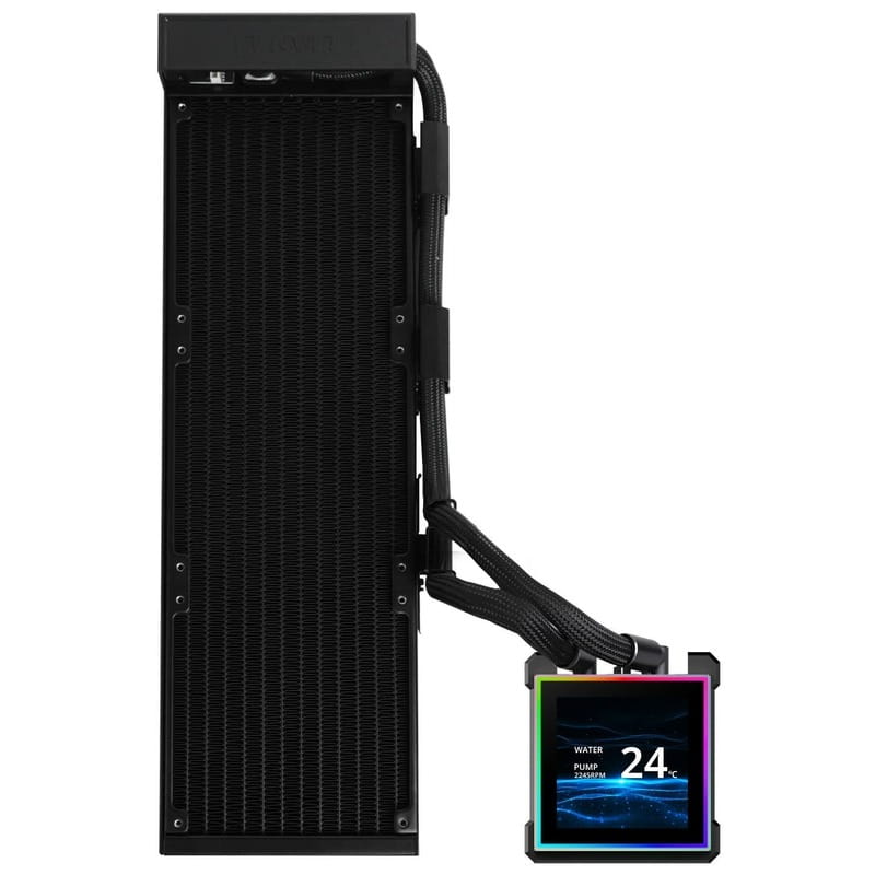 Система водяного охолодження Lian Li HydroShift II LCD-S 360N Fanless Black (G89.GHS2LCDS36NB.00)