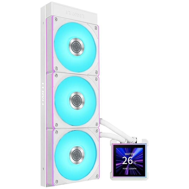 Система водяного охлаждения Lian Li HydroShift II LCD-S 360CL White (G89.GHS2LCDS36CW.00)