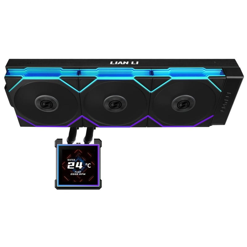 Система водяного охлаждения Lian Li HydroShift II LCD-S 360TL Black (G89.GHS2LCDS36TB.00)