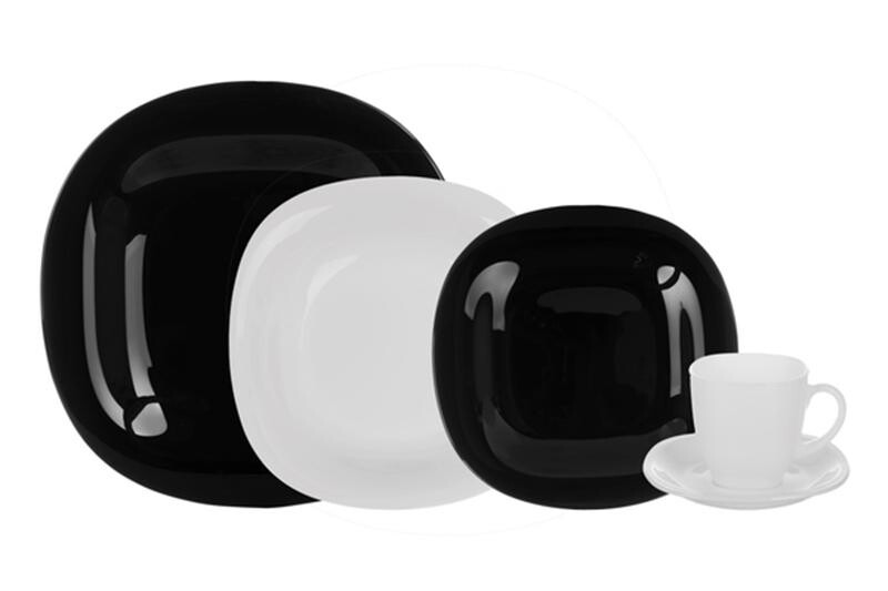 Сервіз столовий Luminarc N1500 Carine Black&White