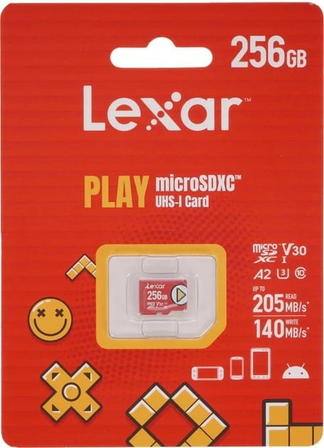 Карта памяти MicroSDXC 256GB UHS-I Lexar Play Pro (LMSPLAY256G-BNSNG)