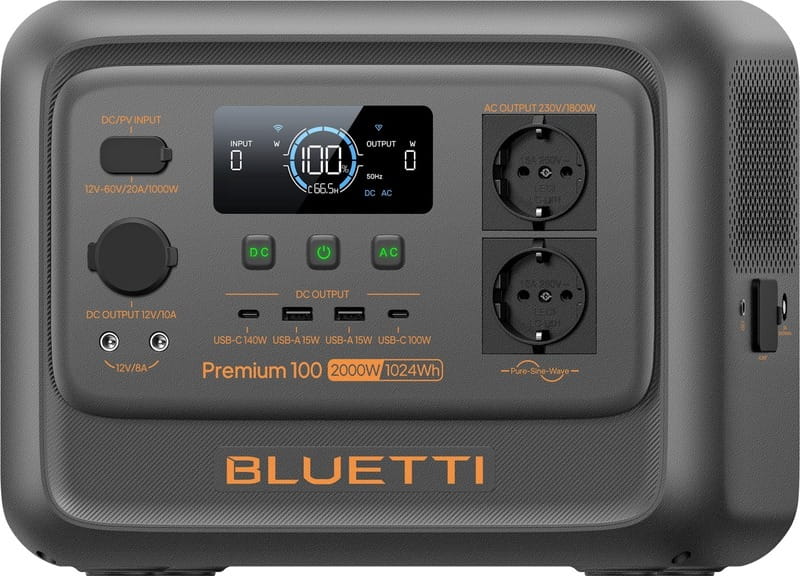 Зарядна станція Bluetti Premium 100 V2, 2000W, 1024Wh_OEM