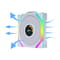 Фото - Вентилятор Lian Li Uni Fan SL Wireless LCD 120-3 Reverse White (G99.12RSLLCD1W3W.00) | click.ua