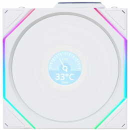 Вентилятор Lian Li Uni Fan TL Wireless LCD 120-1 Reverse White (G99.12RTLLCD1W1W.00)