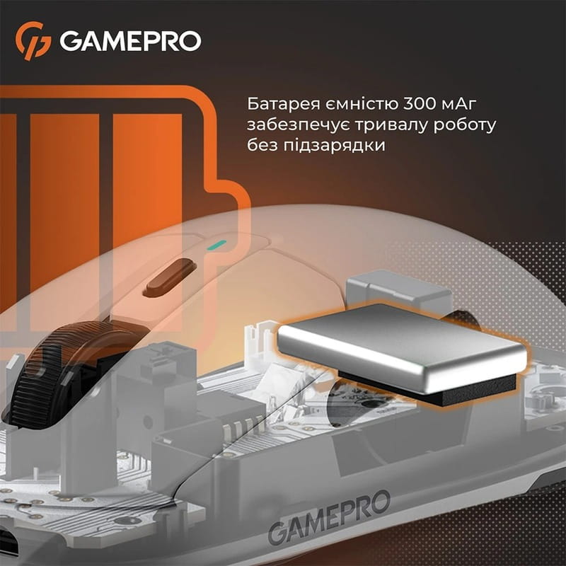 Мышь беспроводная GamePro Genesis Airmaster White (GM167W)