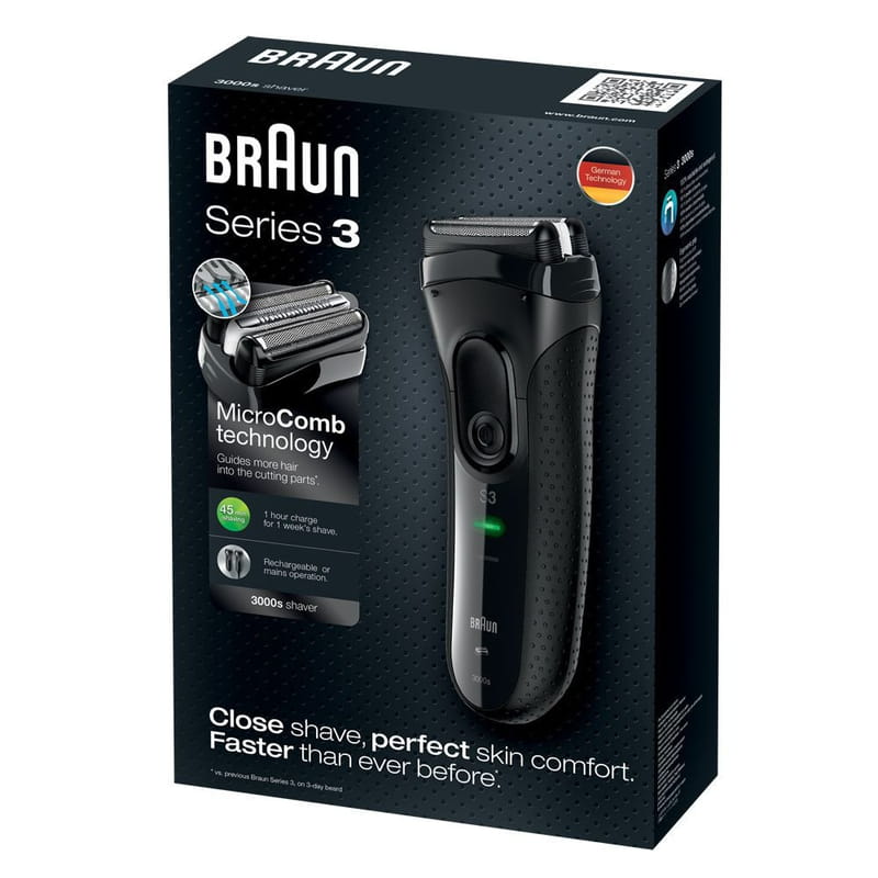 Електробритва Braun Series 3 3000 Black