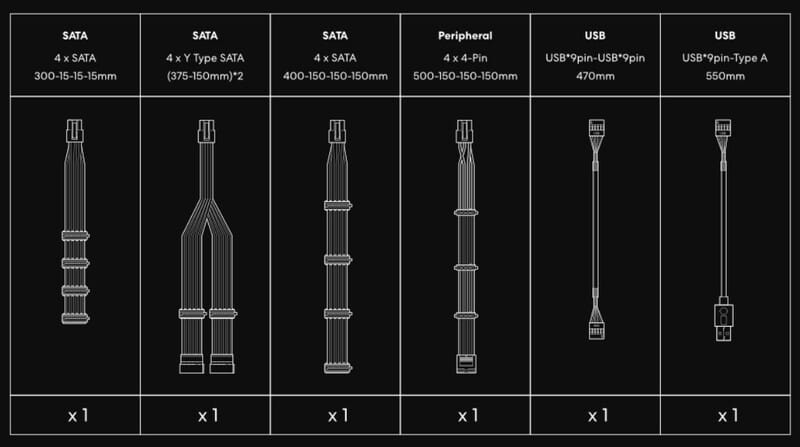 Блок питания Lian Li RS Gold 1000 White with Hub, EU Cord (G9P.RS1000G.WH00.EU)