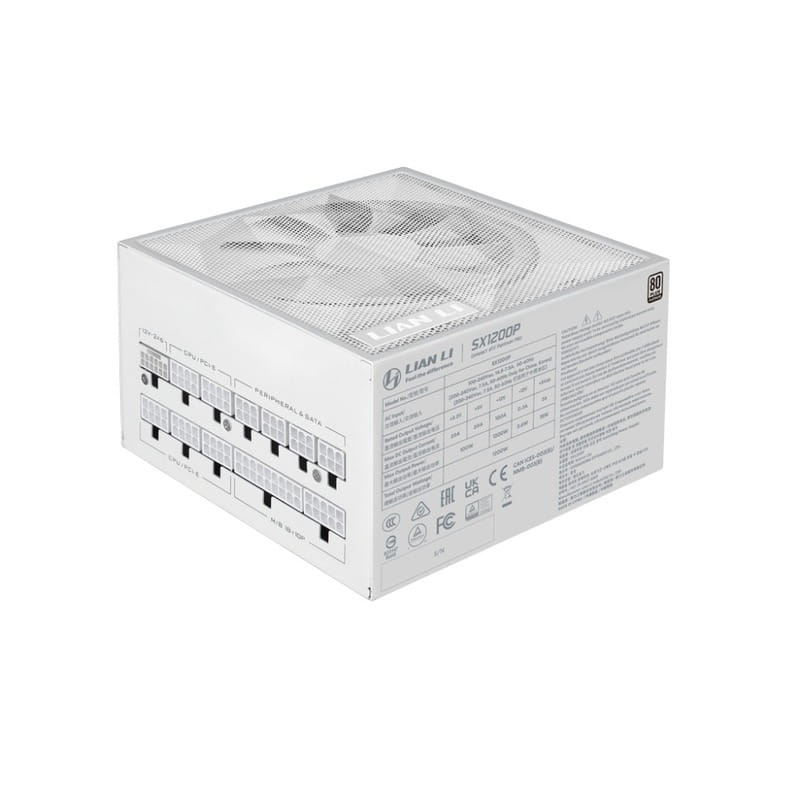 Блок живлення Lian Li SX1200P White, EU Cord (G9P.SX1200P.W000.EU)