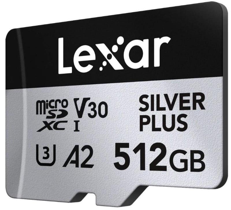 Карта памяти MicroSDXC 512GB UHS-I Lexar Professional Silver Plus (LMSSIPL512G-BNANG)