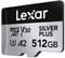 Фото - Карта памяти MicroSDXC 512GB UHS-I Lexar Professional Silver Plus (LMSSIPL512G-BNANG) | click.ua