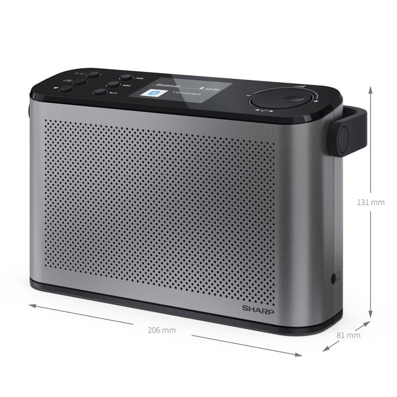 Радіоприймач Sharp DR-P540 Grey (DR-P540(GY))