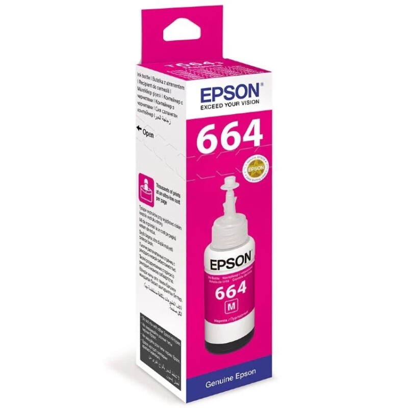 Чорнило Epson (C13T66434A) для L100/L200 (Magenta) 70 г