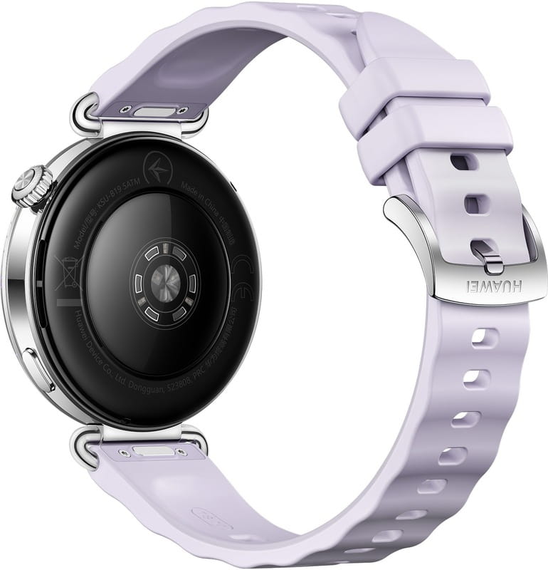 Смарт-часы Huawei Watch GT 6 41mm Steel with Purple Fluoroelastomer Strap (55020FTM)