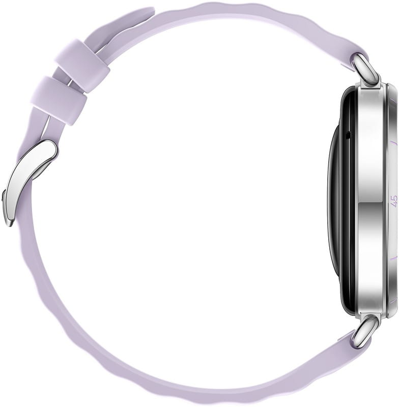 Смарт-часы Huawei Watch GT 6 41mm Steel with Purple Fluoroelastomer Strap (55020FTM)