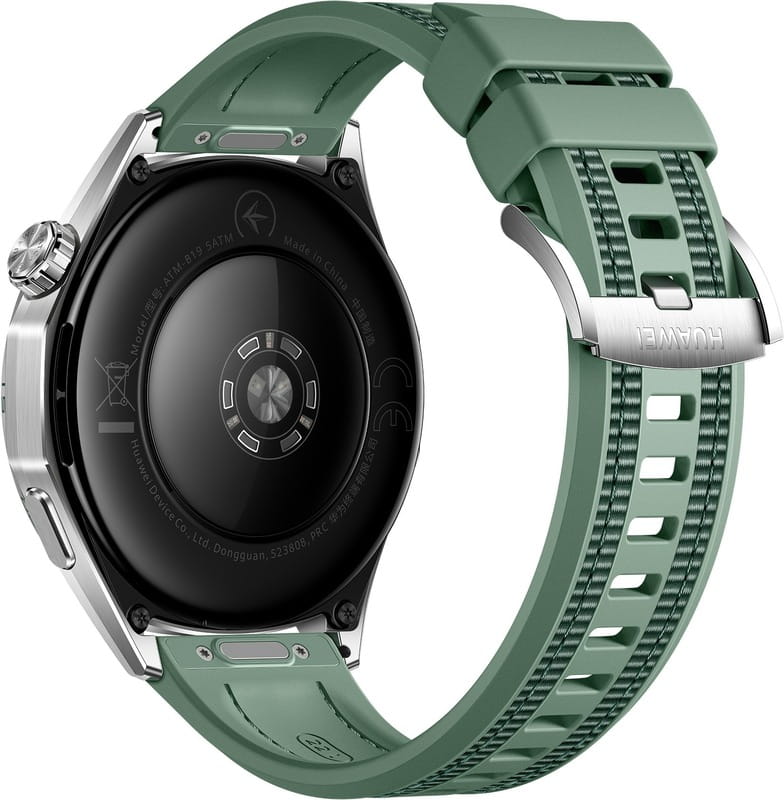 Смарт-часы Huawei Watch GT 6 46mm Steel with Green Woven Strap (55020FTV)