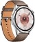 Фото - Смарт-годинник Huawei Watch GT 6 46mm Steel with Brown Composite Leather Strap (55020FTW) | click.ua