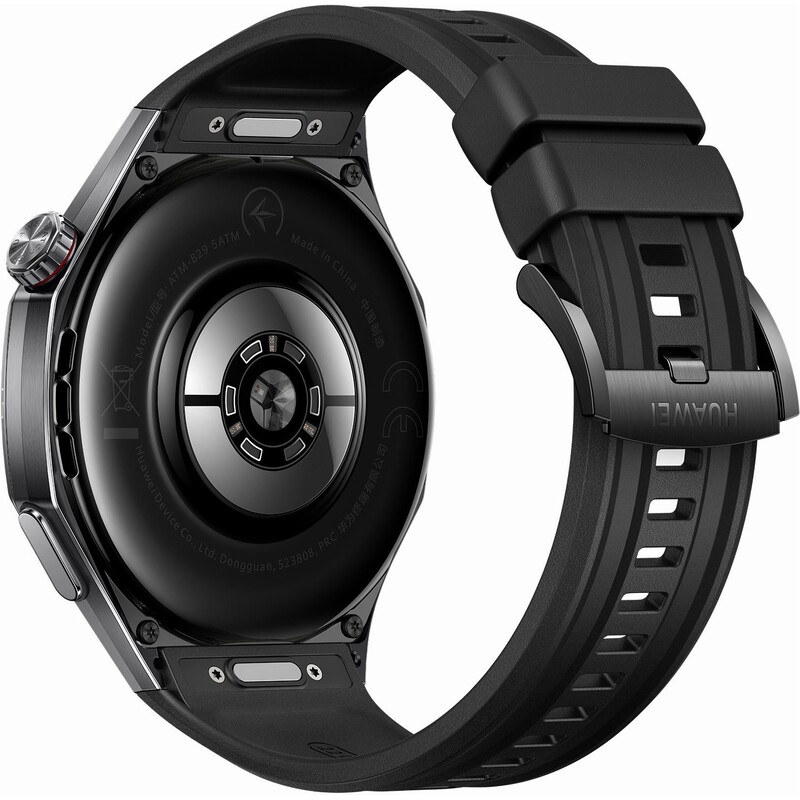 Смарт-годинник Huawei Watch GT 6 Pro 46mm Black with Black Fluoroelastomer Strap (55020FTU)