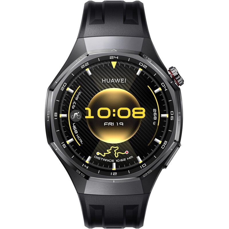 Смарт-годинник Huawei Watch GT 6 Pro 46mm Black with Black Fluoroelastomer Strap (55020FTU)