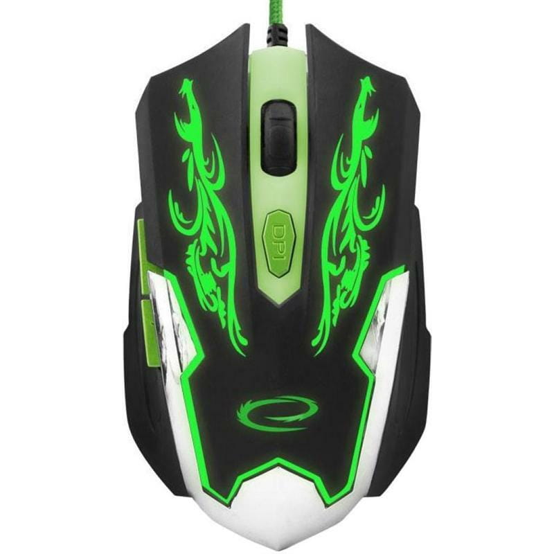Мышь Esperanza MX405 Cyborg (EGM405) Black/Green USB
