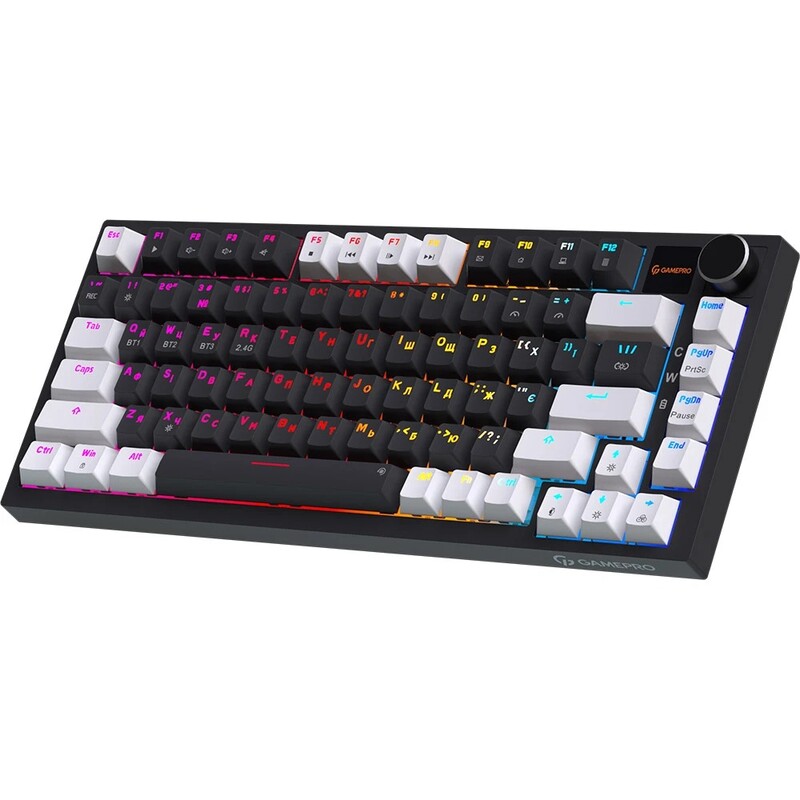 Клавіатура бездротова GamePro Asgard Valhalla Pro Black (MK160B-D-Pro)