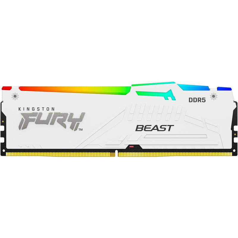 Модуль памяти DDR5 16GB/6000 Kingston Fury Beast RGB EXPO White (KF560C30BWEA-16)