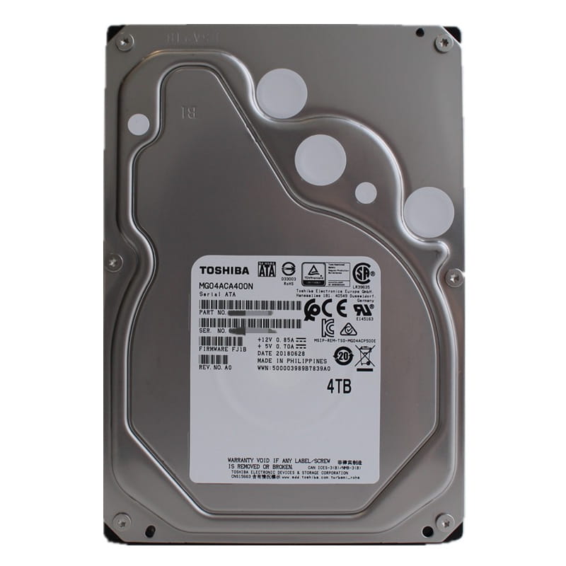 Накопичувач HDD SATA 4TB Toshiba 7200rpm 128MB (MG04ACA400N)