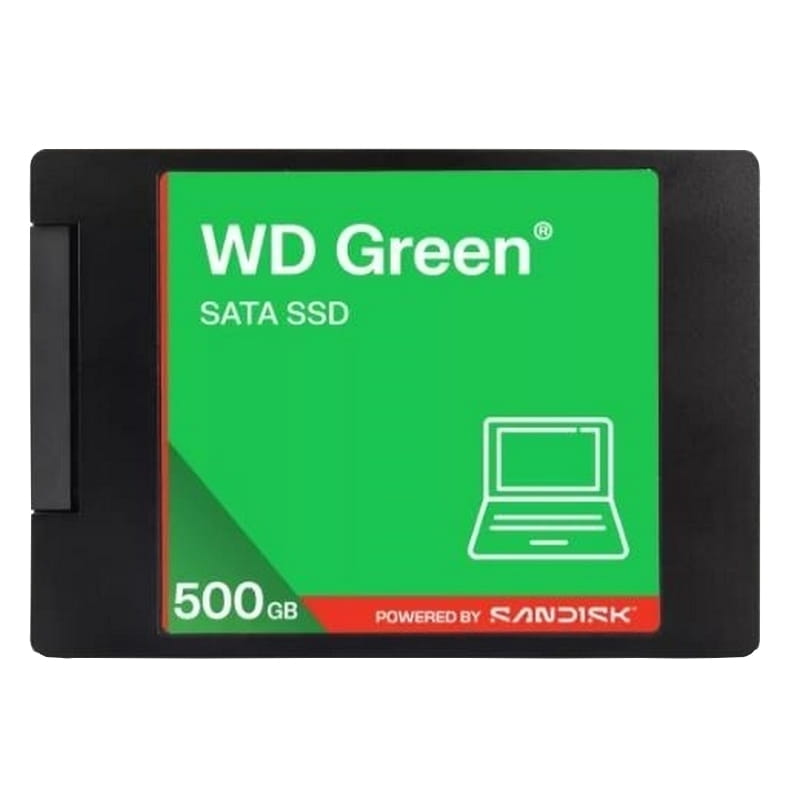 Накопичувач SSD  500GB WD Green 2.5" SATA III 3D NAND (WDS500G5G0A)