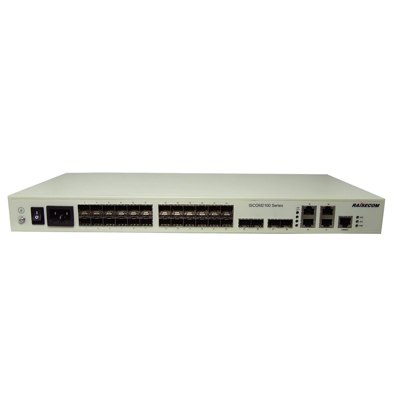 Коммутатор Raisecom ISCOM2126F-AC (24xFE, 2xGE/SFP, 1xConsole, L2)