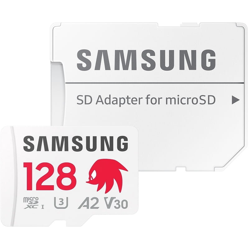 Карта пам`ятi MicroSDXC 128GB UHS-I/U3 Samsung Pro Plus Sonic R180/W130MB/s + SD-адаптер (MB-MD128SA/LC1)