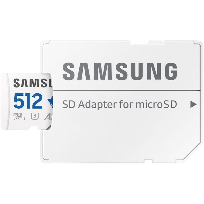 Карта памяти MicroSDXC 512GB UHS-I/U3 Samsung Pro Plus Sonic R180/W130MB/s + SD-адаптер (MB-MD512SA/LC1)
