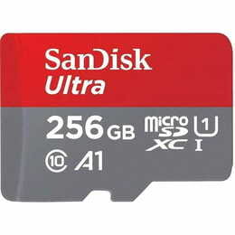 Карта пам`ятi MicroSDXC 256GB UHS-I/U1 Class 10 SanDisk Ultra A1 R160/W90MB/s (SDSQUAC-256G-GN6MN)