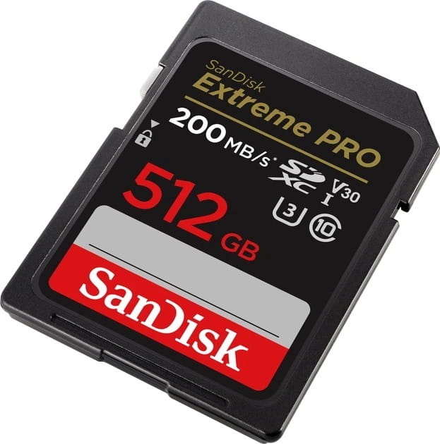 Карта памяти SDXC 512GB UHS-I U3 R200/W140MB/s SanDisk Extreme Pro (SDSDXXD-512G-GN4IN)