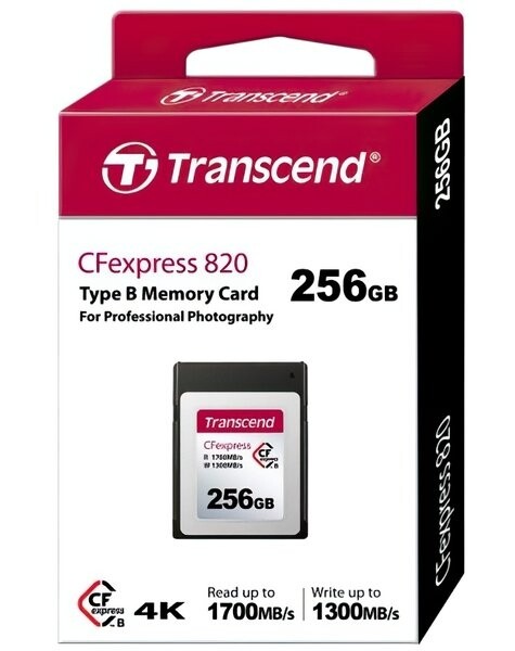 Карта памяти CFExpress 256GB Transcend Type B (TS256GCFE820)