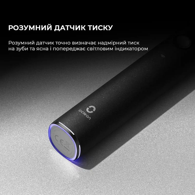 Розумна зубна електрощітка Oclean X Ultra 20 Electric Toothbrush Black (6970810557121)