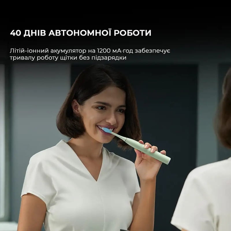 Розумна зубна електрощітка Oclean X Ultra 20 Electric Toothbrush Black (6970810557121)