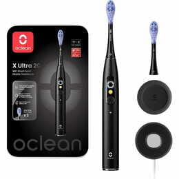 Умная зубная электрощетка Oclean X Ultra 20 Electric Toothbrush Black (6970810557121)