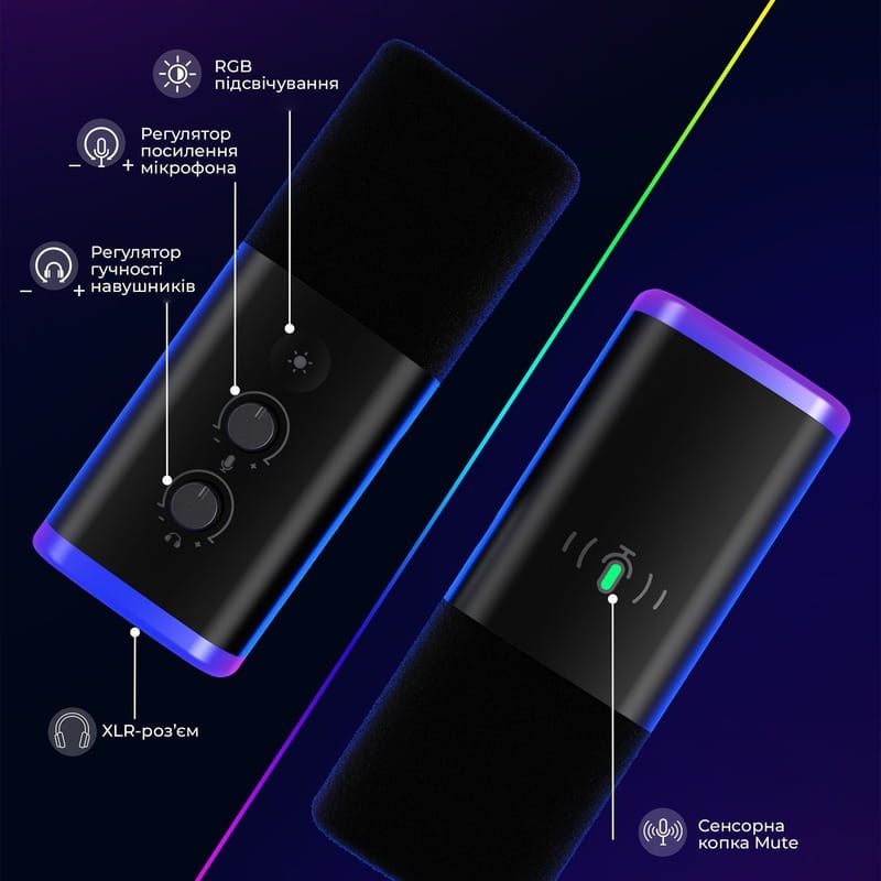 Микрофон Fifine AM8T Black