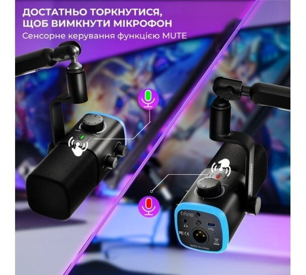 Микрофон Fifine AM9 Black