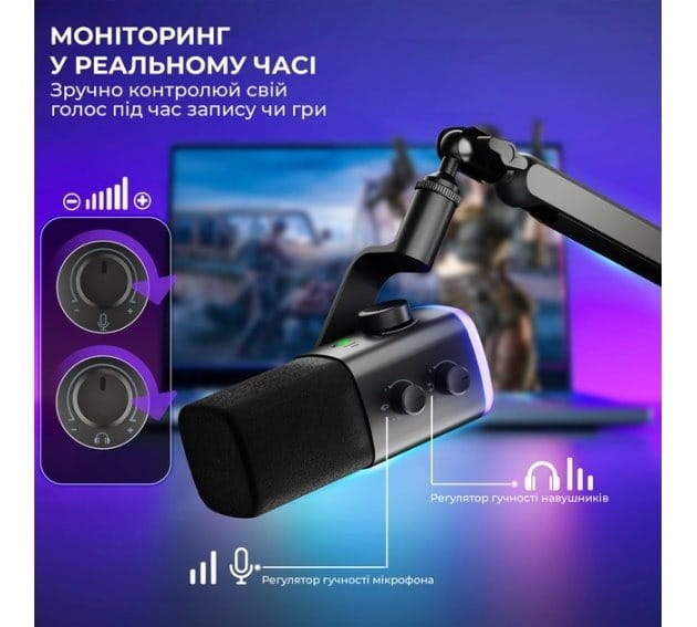 Микрофон Fifine AM9 Black