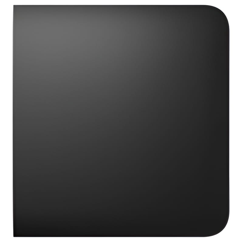 Кнопка  для одноклавішного або прохідного вимикача Ajax SideButton (1-gang/2-way) black