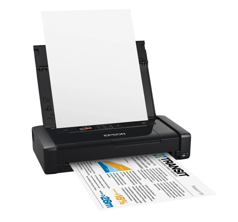 Принтер А4 Epson WorkForce WF-100W mobile з Wi-Fi (C11CE05403)