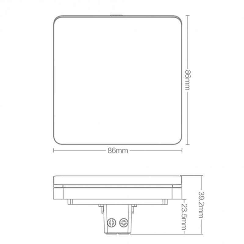 Умный выключатель Yeelight Flex Switch 16A White (Three Buttons) (YLKG14YL/YLKG141CN)