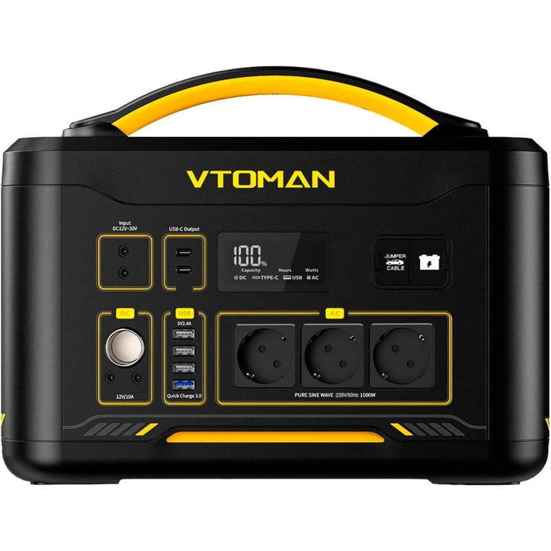 Зарядна станція Vtoman Jump 1500X PB-22 828Wh 1500W + Extra Battery Jump PB-26 1548Wh