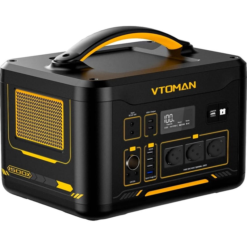 Зарядна станція Vtoman Jump 1500X PB-22 828Wh 1500W + Extra Battery Jump PB-26 1548Wh