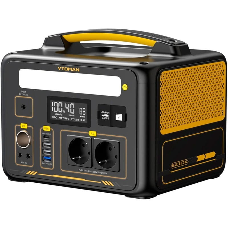 Зарядная станция Vtoman Jump 600X PB-20 299Wh 600W + Extra Battery LiFePo4 640Wh
